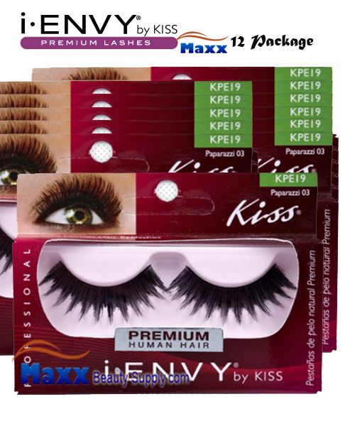 12 Package - Kiss i Envy Paparazzi 03 Eyelashes - KPE19